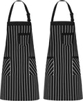 NLUS 2 Pack Cooking Aprons for Women by NLUS