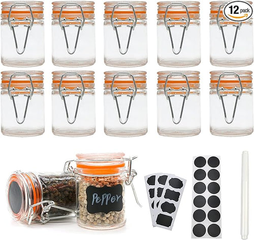 1.7 oz Mini Glass Spice Jars by Homelike+Style