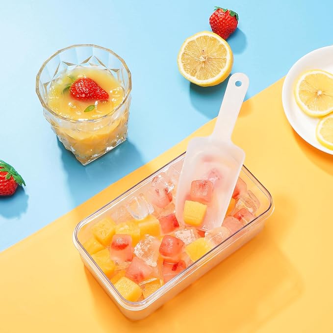 Ice Cube Tray with Lid and Bin, Ice Trays - Image 8