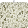 Vintage Botanical Floral Dish Drying Mat by Unknown