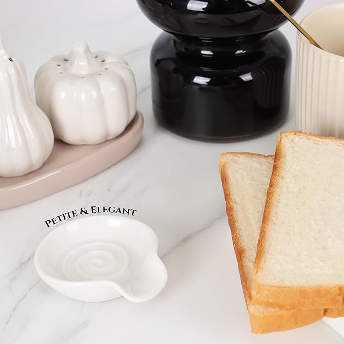 Coffee Spoon Rest for Coffe Bar Accessories, Ceramic Spoon Holder for Coffee - Image 5