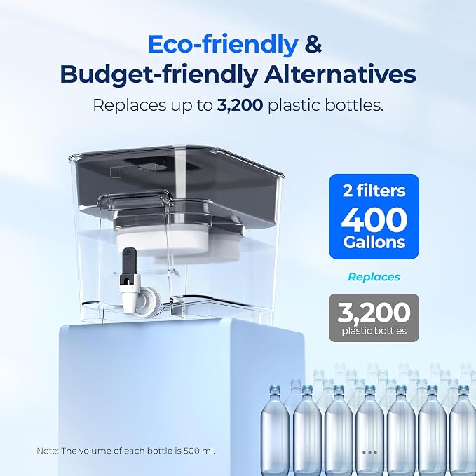 Waterdrop WFD-22L-DF Water Filter Dispenser, 40-Cup Water Purifier, 2 Built-in - Image 7