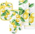 Martha Stewart Lots of Lemons Modern Kitchen Towel, Oven Mitt & Potholder Set by MarthaStewart