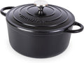 Cast Iron Pot with Lid – Non-Stick Ovenproof Enamelled Casserole Pot, Oven Safe by Nuovva