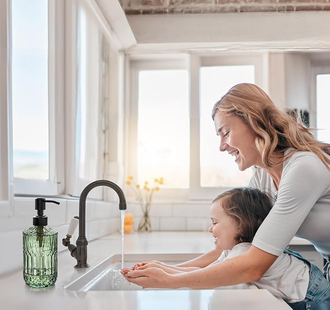 JASAI 18Oz Green Soap Dispenser - Image 4