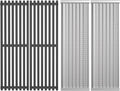 Cooking Grid Grates and Emitter Plates Replacement Parts for Charbroil Commercial TRU-Infrared Grills 463241013, 463243812, 463243911, 463246909,G515-4700-W1, G515-4800-W1 Cast Iron