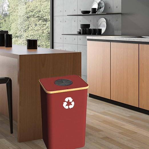 Recycling Bin for Kitchen Indoor Home, Large 100L/ 26 Gallon Recycle Bin - Image 7
