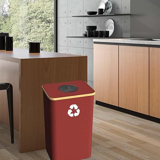 Recycling Bin for Kitchen Indoor Home, Large 100L/ 26 Gallon Recycle Bin - Image 7