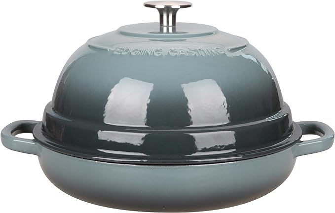 EDGING CASTING Enameled Cast Iron Dutch Oven Pot by EDGINGCOOKWARE