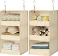 GRANNY SAYS 3 Shelf Hanging Closet Organizers and Storage, Collapsible Closet by GRANNYSAYS