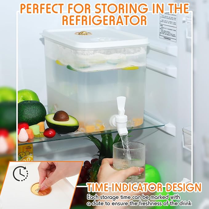 Domensi 1 Pack 2 Gallon Drink Dispenser - Image 5