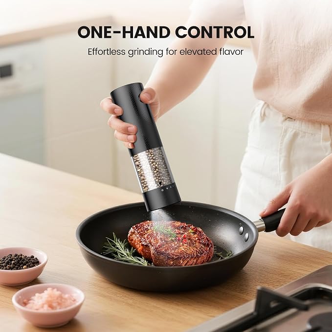 Electric Salt and Pepper Grinder Set - Image 7