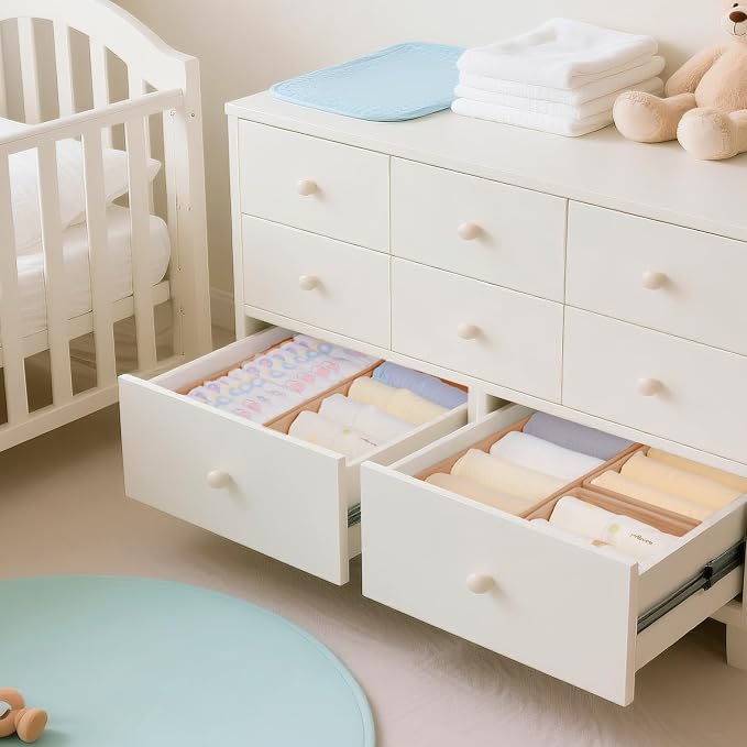 Criusia Drawer Organizer Clothes, 21 Pack Dresser Organizer - Image 4