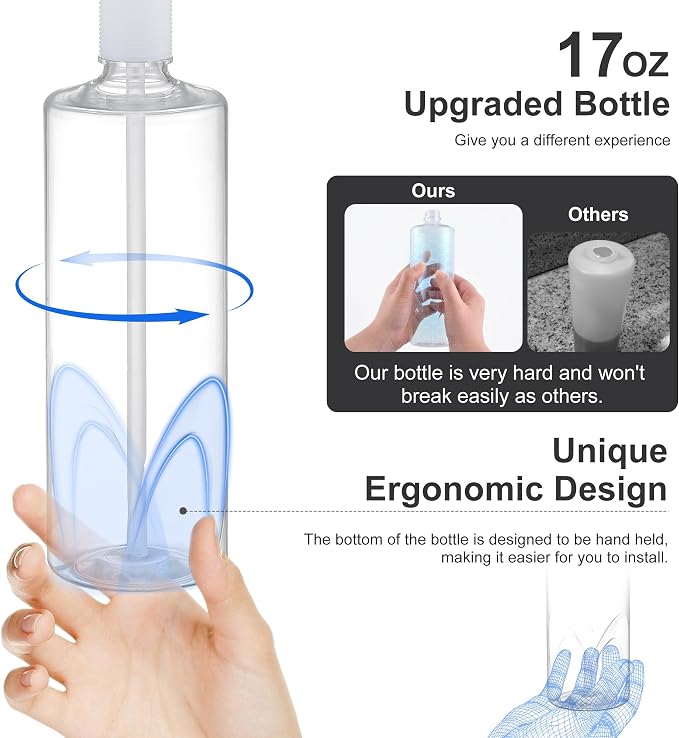 GAGALIFE Soap Dispenser for Kitchen Sink, ABS in Counter Soap Dispenser - Image 7