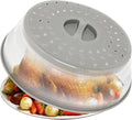 Collapsible Microwave Food Cover, Splatter Guard, Vented Microwave Lid by RUNZI