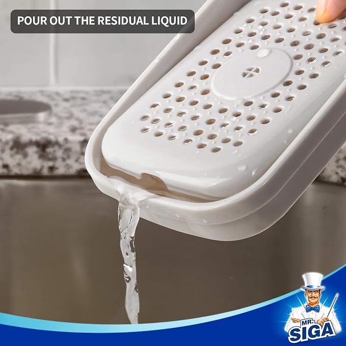 MR.SIGA 2 in 1 Premium Soap Dispenser and Sponge Holder, Dishwashing Soap Pump - Image 4