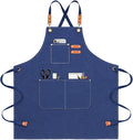 OUNLEN Chef Apron for Men Women Canvas Aprons by OUNLENAPRON