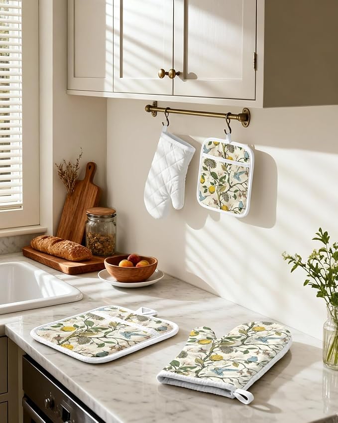 Miss Adola Cotton Oven Mitts and Pot Holders Sets - Image 2