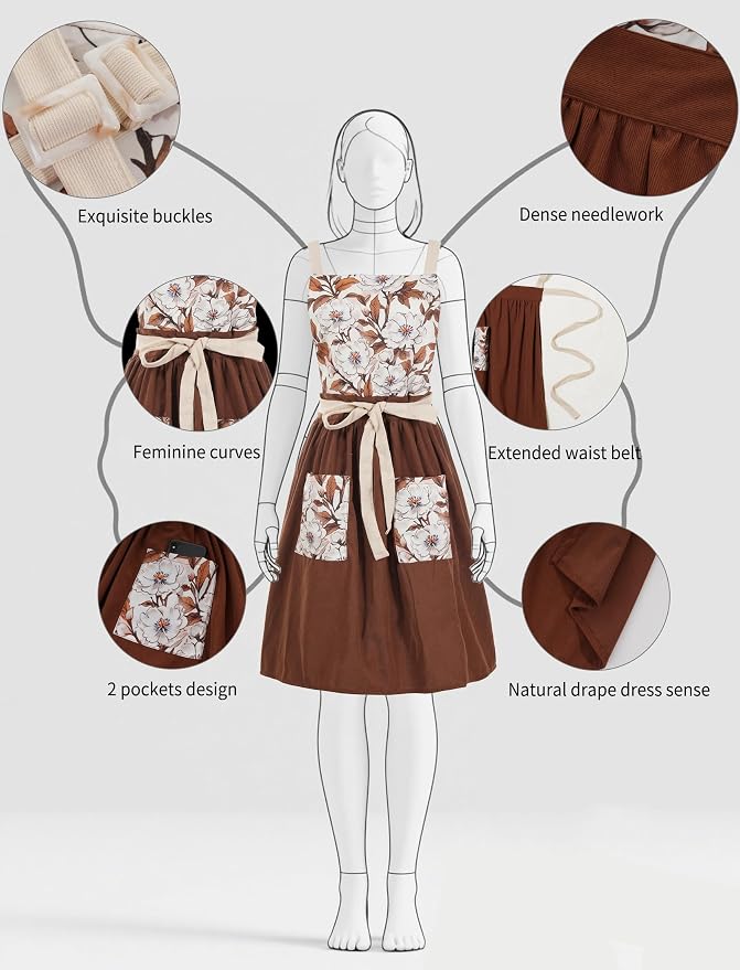 Pinknoke Vintage Pinafore Apron Dress - Image 4