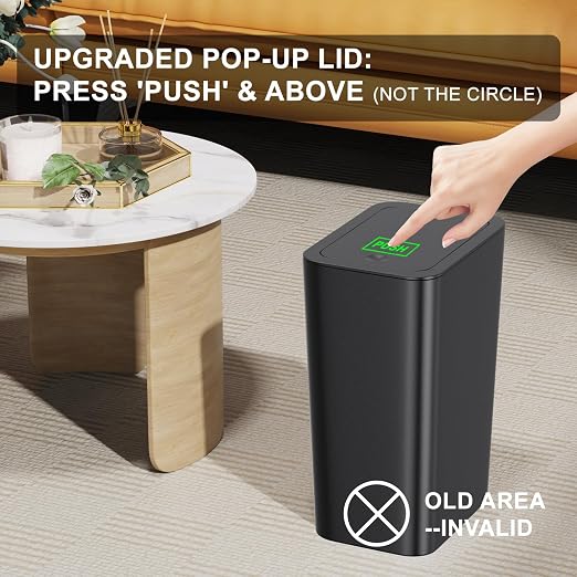 N. NETDOT 3 Pack 10 Liter Small Trash Can - Image 3