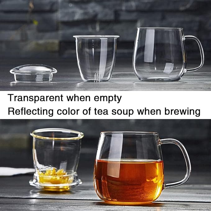 DOPUDO Glass Teacups 24 Pack Glass Tea Cup - Image 4