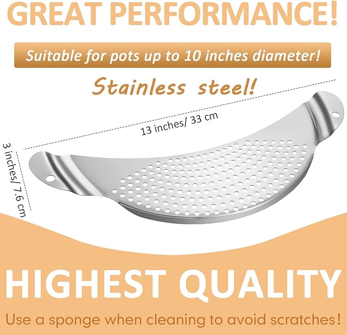 Boao 2 Pieces Pot Strainer - Image 2