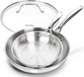 MICHELANGELO Stainless Steel Frying Pan Set by Michelangelo