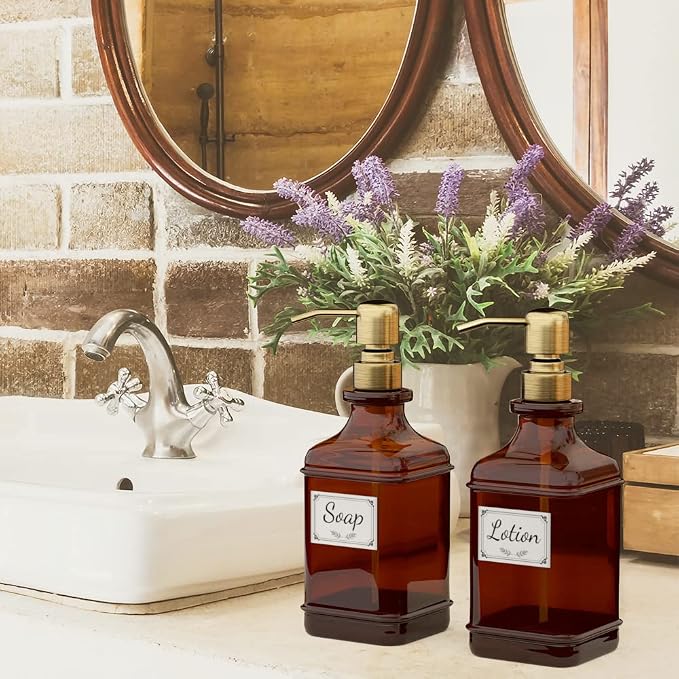 GLADPURE Soap Dispenser 2 Pack, Hand Soap Dispensers - Image 7