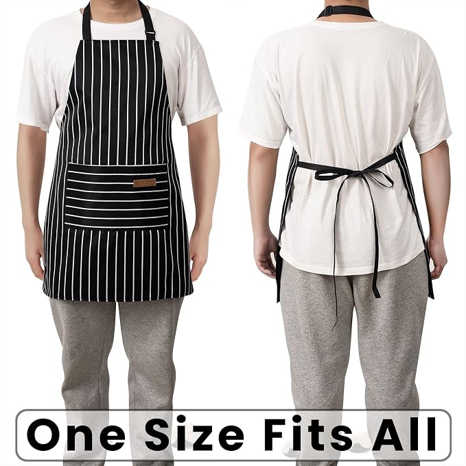 BeLuyi 2 Pack Adjustable Bib Apron - Image 6