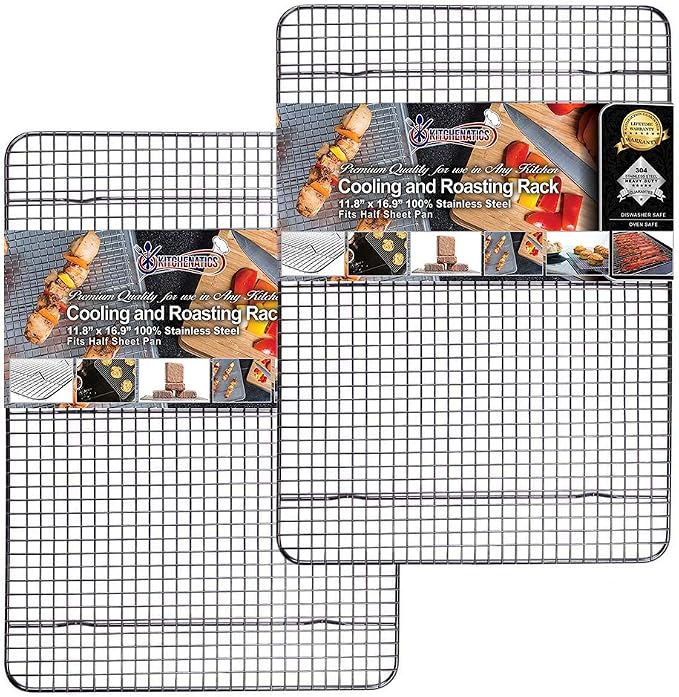 KITCHENATICS 100% Stainless Steel Cooling Racks by KITCHENATICS