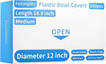 100 Boxed Bowl Covers Bread Proofing Plastic Wrap by FAYLONGSKY