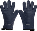 KITCHEN PERFECTION Silicone Smoker Oven Gloves - Extreme Heat Resistant BBQ Gloves - Handle Hot Food Right on Your Smoker Grill Fryer Pit | Waterproof Oven Mitts | Superior Value Set + 3 Bonuses