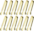 12PCS Ice Tongs Mini Sugar Tong 4.25Inch Stainless Steel Small Serving Tongs by Sunenlyst