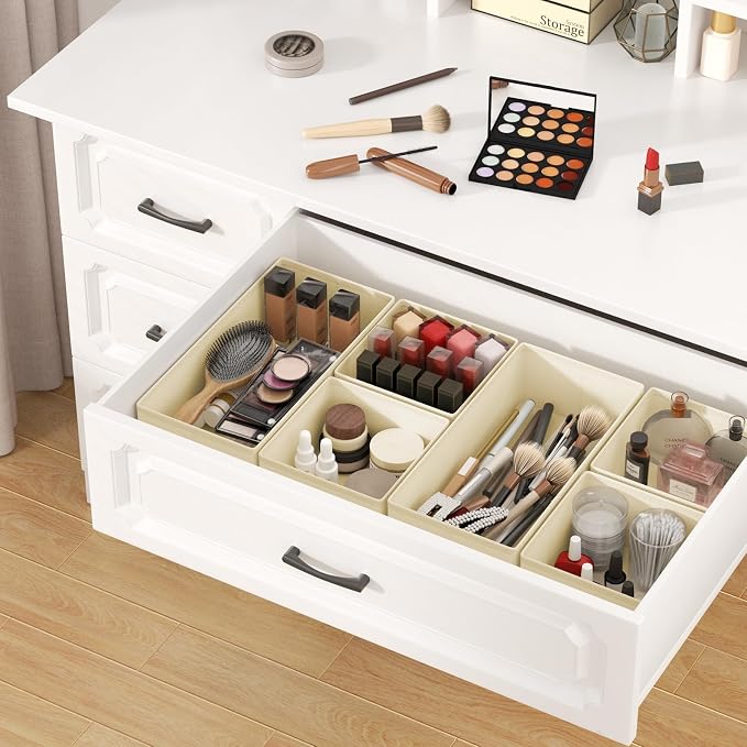 DIMJ Drawer Organizer Clothes, 8 Pack Dresser Organizer, Foldable Closet - Image 4