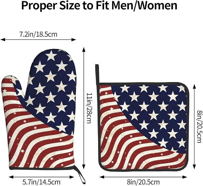 Patriotic Oven Mitts - Image 3