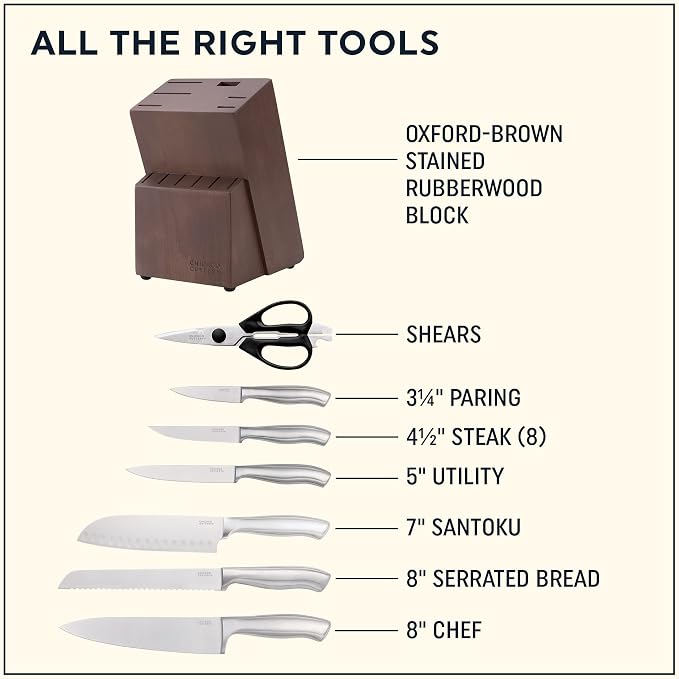 Chicago Cutlery Insignia Kitchen Knife Block Set - Image 3
