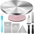 Kootek Aluminium Cake Turntable Set, Baking Tools by Kootek