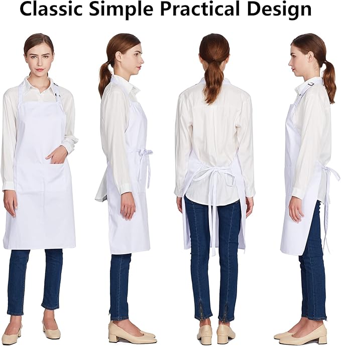 Jubatus 2 Pack 100% Cotton Aprons - Image 2