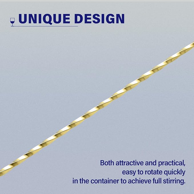 BRIOUT 2 Pcs Bar Spoon, 12 Inches Long Handle Drink Stirrer, Stainless Steel - Image 4