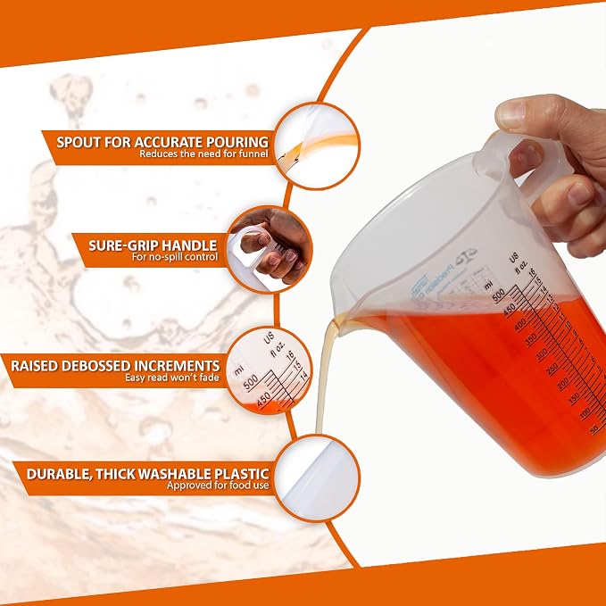 16oz, 1 Pint Measure Pitcher - Image 4