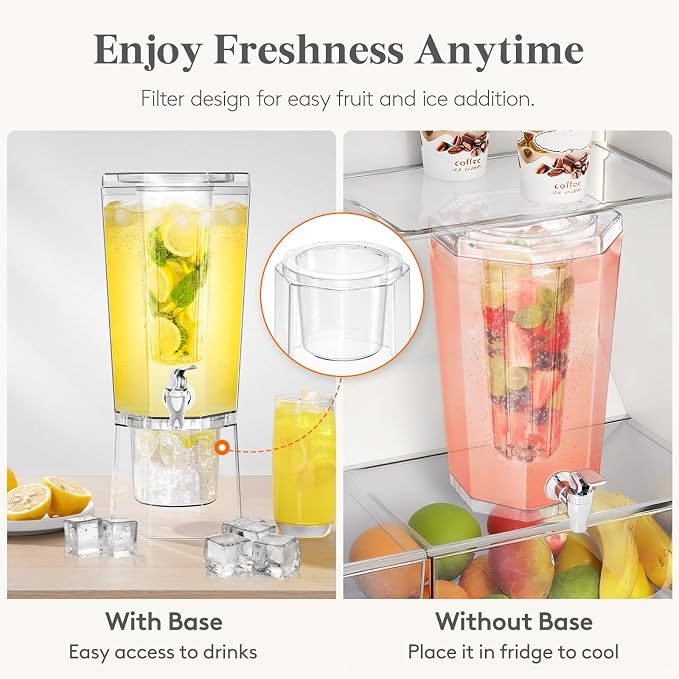Lifewit 1 Gallon Drink Dispenser - Image 8