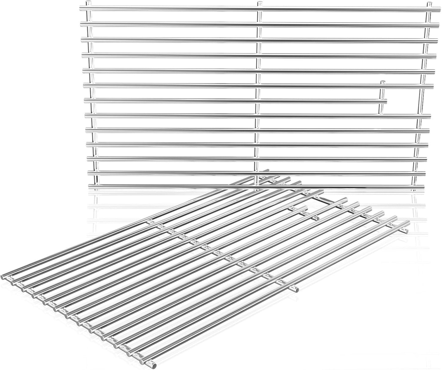 7637 17.5’’ Stainless Steel Grill Grates for Weber Spirit E210 E-220 S210 S-220 Spirit 200&Spirit II 200 Series Gas Grills with Front Control Panel, Cooking Grid for Weber Spirit 200 Series