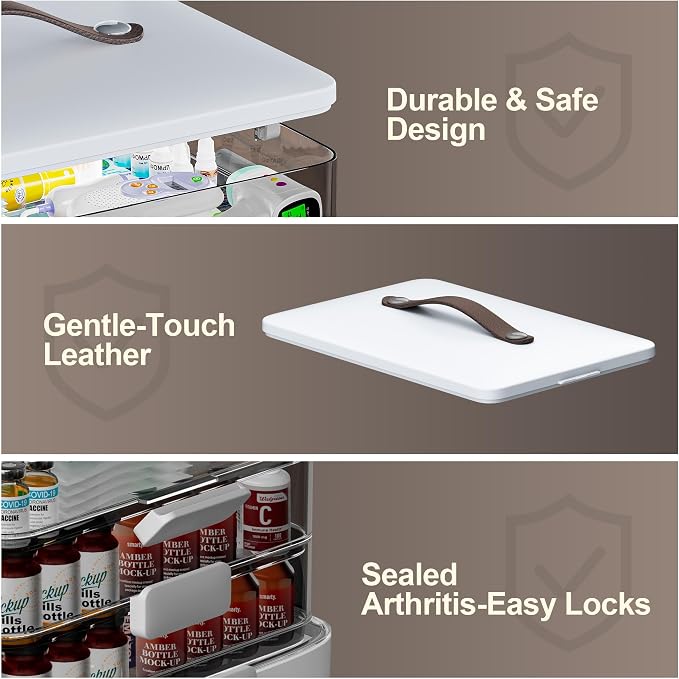 CTIME 4-Tier XL Medicine Organizer - Image 7