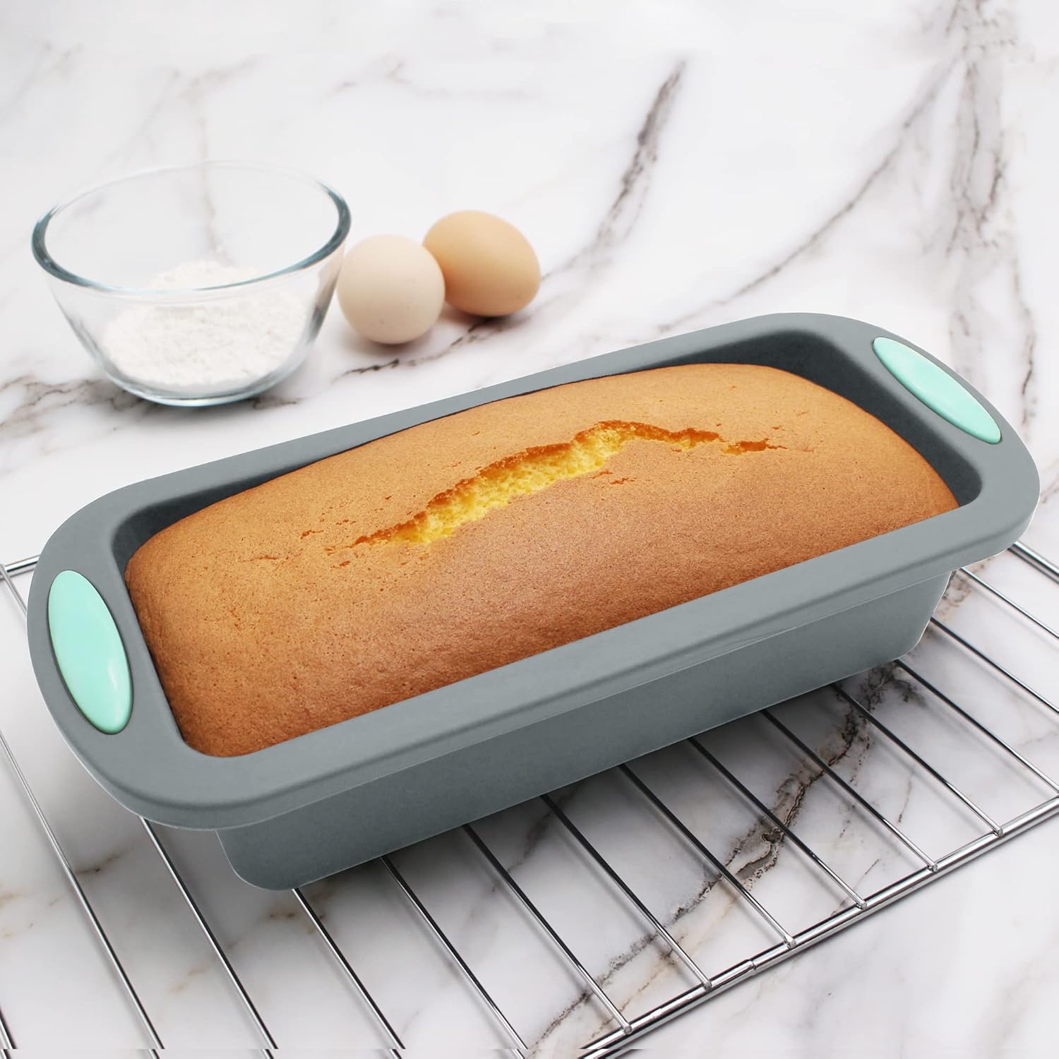 To encounter 30 in 1 Silicone Baking Set - 10 Silicone Baking Cake Pan, Baking Sheet, Donut Molds, Muffin Pan with Measuring Cups and Spoons Set