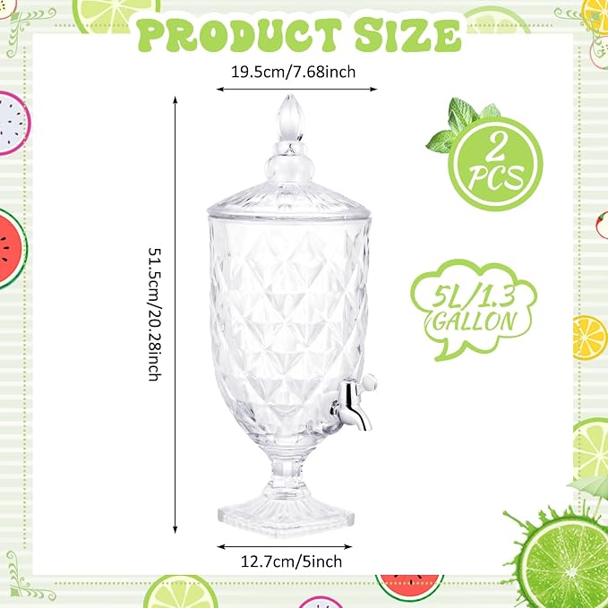 Bokon 2 Pieces Drink Dispensers - Image 2