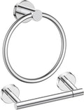 FORIOUS Toilet Paper Holder Wall Mount, SUS304 Stainless Steel Double Post by FORIOUS