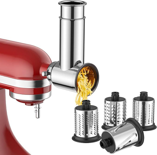 Stainless Steel Slicer Shredder Attachment by InnoMoon