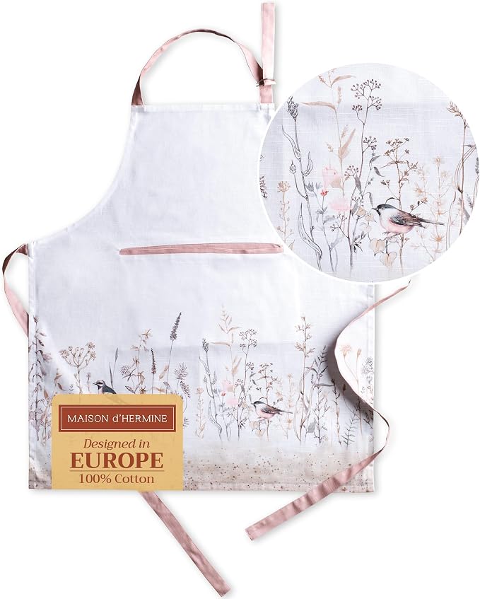 Maison d' Hermine 100% Cotton Apron by MaisondHermine
