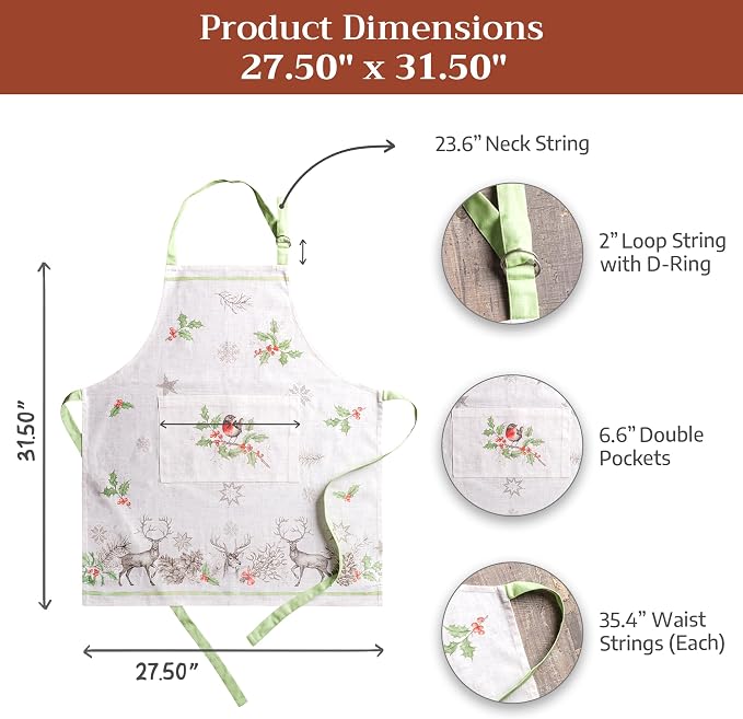 Maison d' Hermine 100% Cotton Apron - Image 8