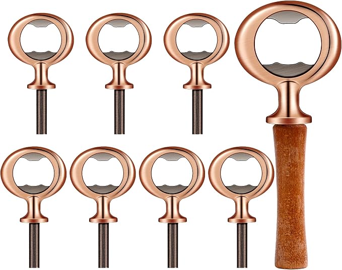 Cunhill 7 Pcs Metal Bottle Opener Blank Bulk Bottle Opener Inserts Parts Pieces by Cunhill